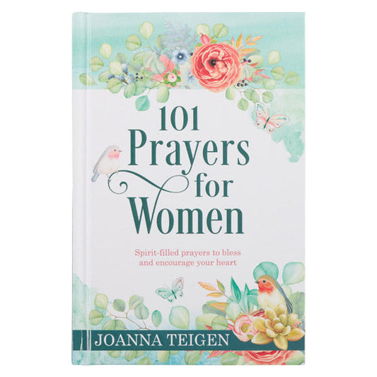 101 Prayers For Women Teal Hardcover Gift Book - Re-vived