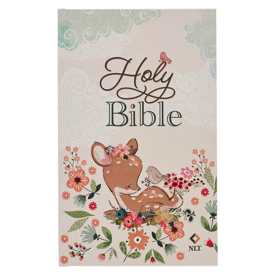 Blush Pink Hardcover NLT Keepsake Bible For Girls - Re-vived