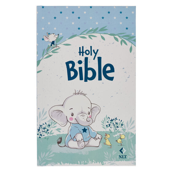 Blue Hardcover NLT Keepsake Bible For Boys - Re-vived