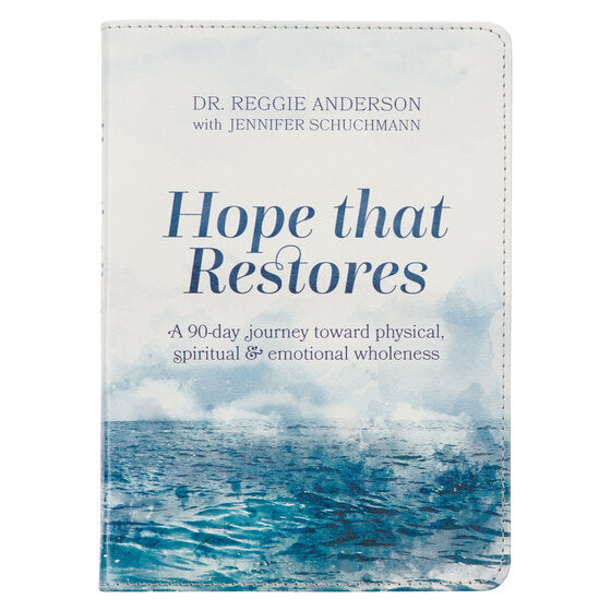 Hope That Restores White Faux Leather Devotional - Re-vived
