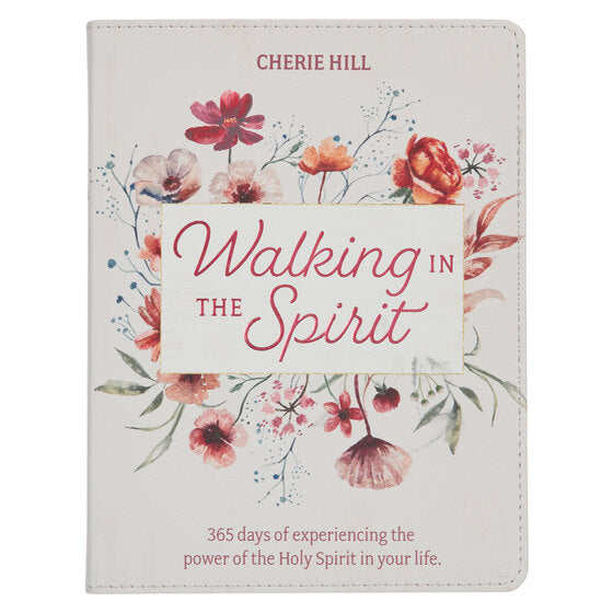 Walking In The Spirit Blush Pink Faux Leather Devotional - Re-vived