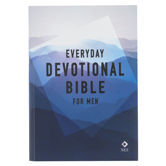 Blue Mountain NLT Everyday Devotional Bible For Men - Re-vived