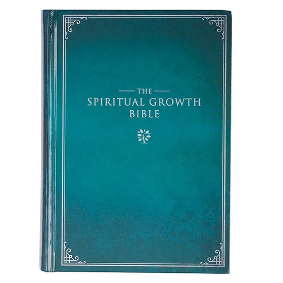 Teal Hardcover Spiritual Growth Bible - Re-vived
