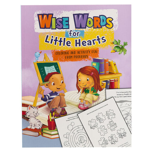 Wise Words For Little Hearts Activity Book - Re-vived