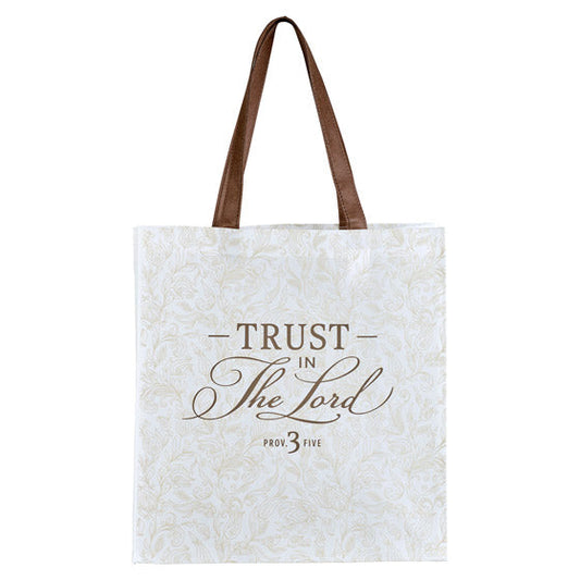 Trust In The Lord Shopping Tote Bag - Proverbs 3:5 - Re-vived
