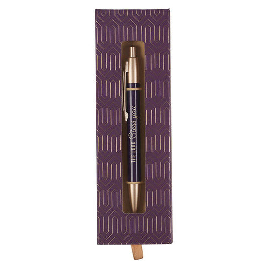 Lord Bless You Geometric Purple Classic Gift Pen ,The - Re-vived