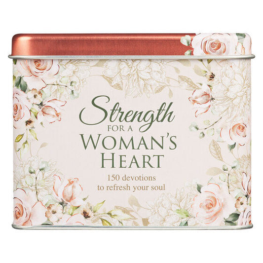 Strength For A Womens Heart Devotional Cards In A Tin - Re-vived