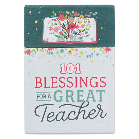 101 Blessings For A Great Teacher Box Of Blessings - Re-vived
