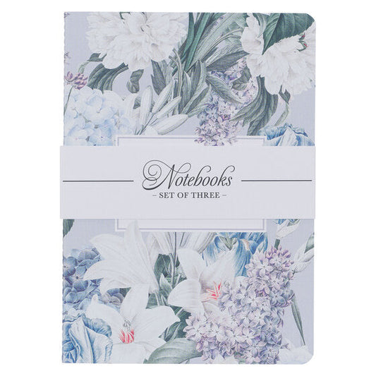 Graceful Peonies Large Notebook Set - Proverbs 31 - Re-vived