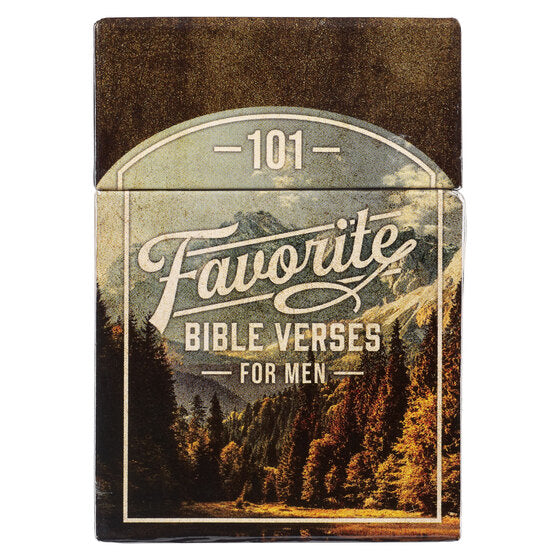 101 Favorite Bible Verses For Men Box Of Blessings - Re-vived