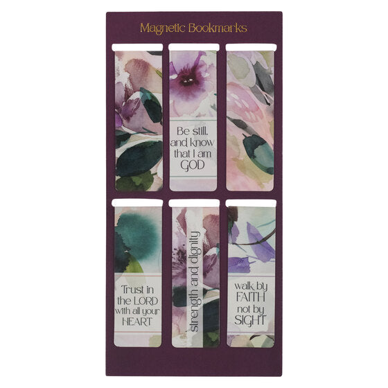Bloom Like The Flowers Magnetic Bookmark Set - Re-vived