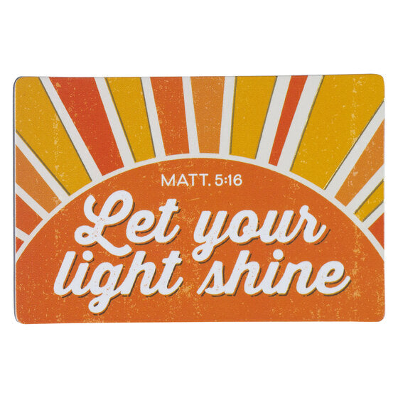 Let Your Light Shine Magnet - Matthew 5:16 - Re-vived