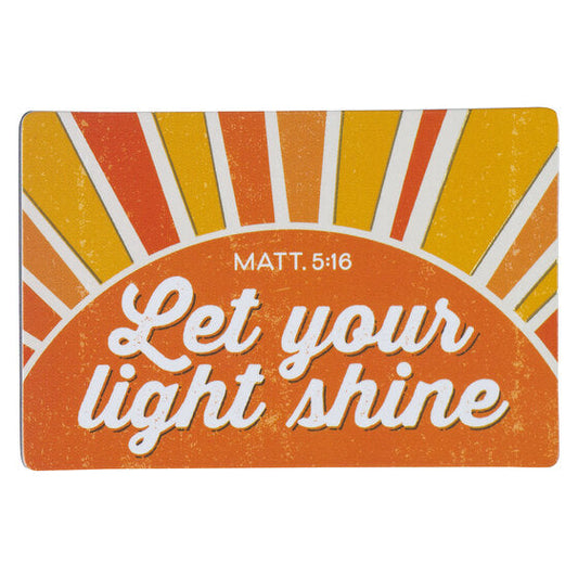 Let Your Light Shine Magnet - Matthew 5:16 - Re-vived