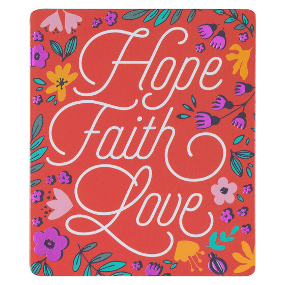 Hope Faith Love Magnet - Re-vived