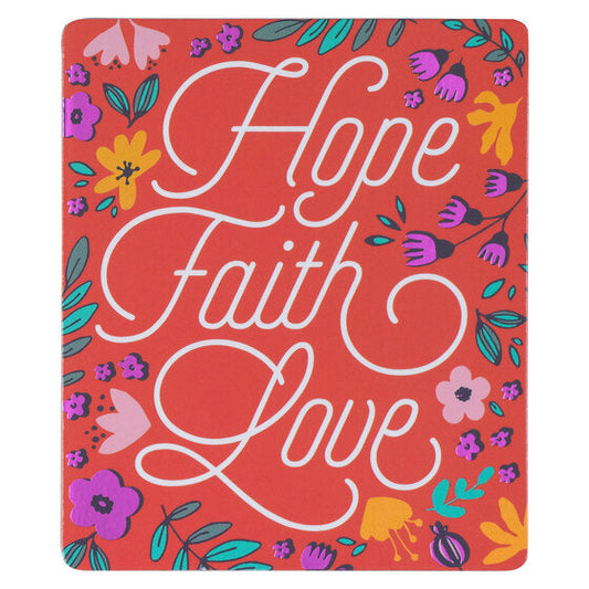 Hope Faith Love Magnet - Re-vived