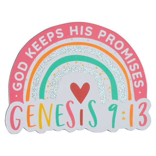 God Keeps His Promises Magnet - Genesis 9:13 - Re-vived