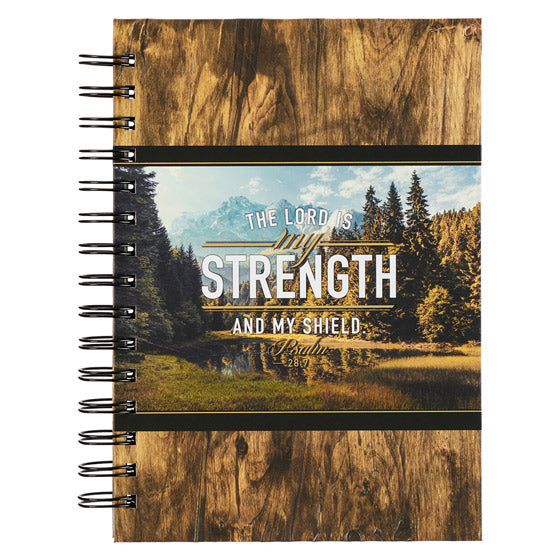 Lord Is My Strength Wirebound Journal - Psalm 28:7 ,The - Re-vived