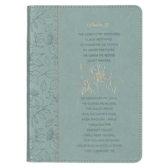 Psalm 23 Blue Faux Leather Classic Journal - Re-vived