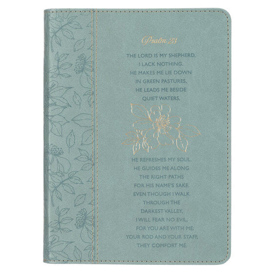 Psalm 23 Blue Faux Leather Classic Journal - Re-vived