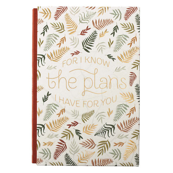 Plans Autumn Leaf Quarter-Bound Journal- Jeremiah 29:11 ,The - Re-vived