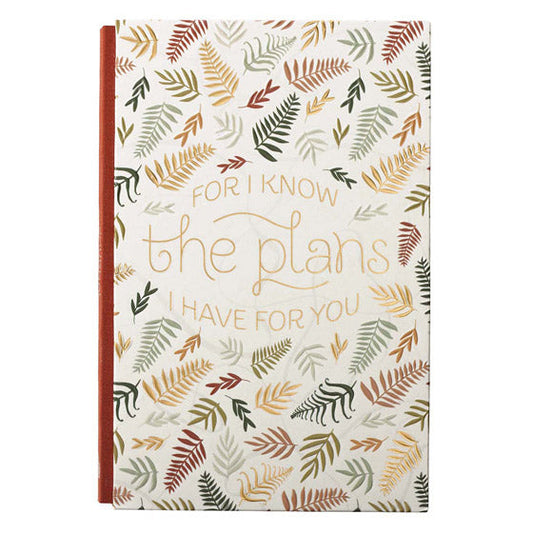 Plans Autumn Leaf Quarter-Bound Journal- Jeremiah 29:11 ,The - Re-vived