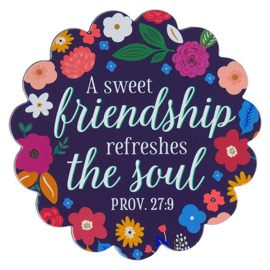 Sweet Friendship Magnet - Proverbs 27:9 - Re-vived