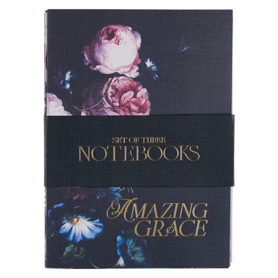Amazing Grace Midnight Blue Large Notebook Set - Re-vived