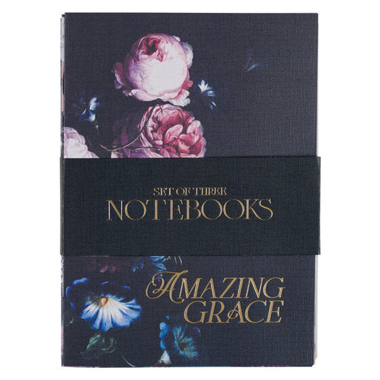 Amazing Grace Midnight Blue Large Notebook Set - Re-vived