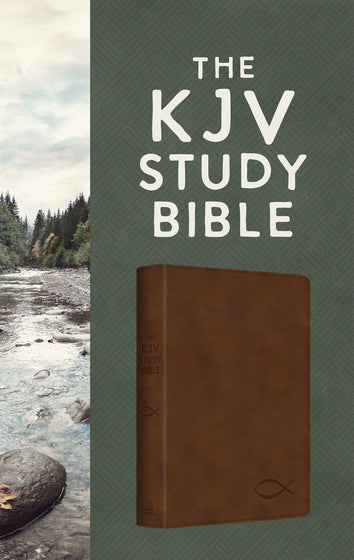 The KJV Study Bible [Chestnut  Brown Fish] - Re-vived
