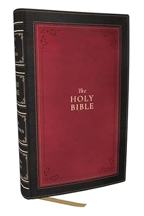 1611 KJV With Apocrypha, Black Leathersoft - Re-vived