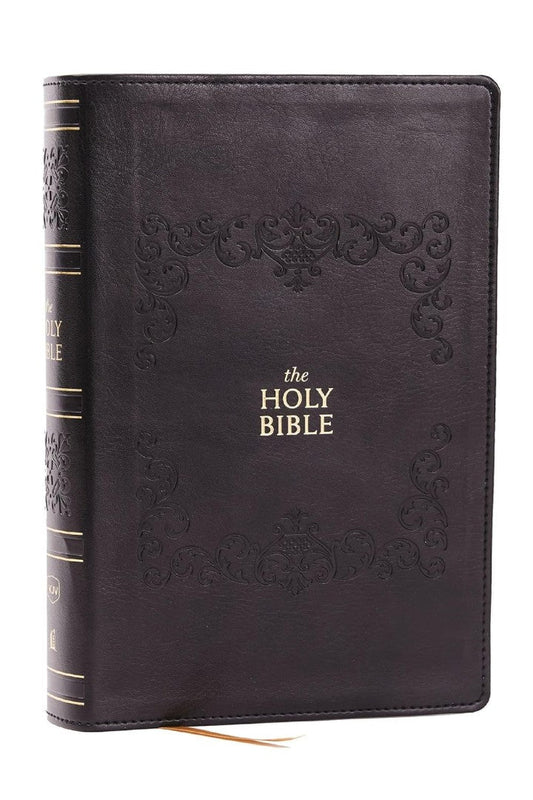 KJV Holy Bible: Personal Size Giant Print, Black Leathersoft - Re-vived
