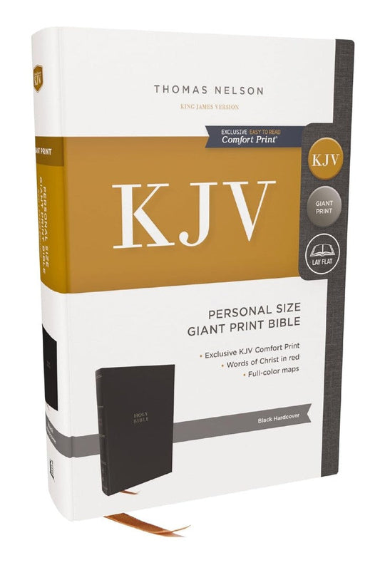 KJV Holy Bible: Personal Size Giant Print, Hardcover - Re-vived