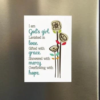 Gods Girl A7 Magnet - Re-vived