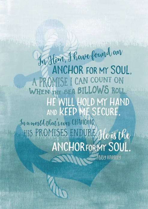 Anchor For My Soul - A4 Print - Re-vived