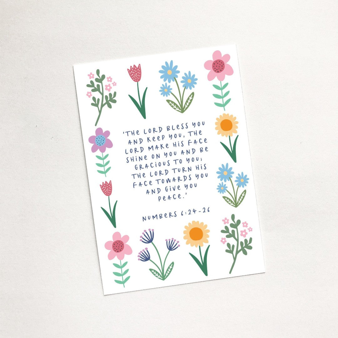 The Lord Bless You (Spring) A7 Magnet - Re-vived