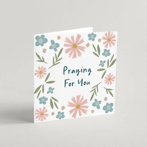 Praying For You Greeting Card & Envelope - Re-vived
