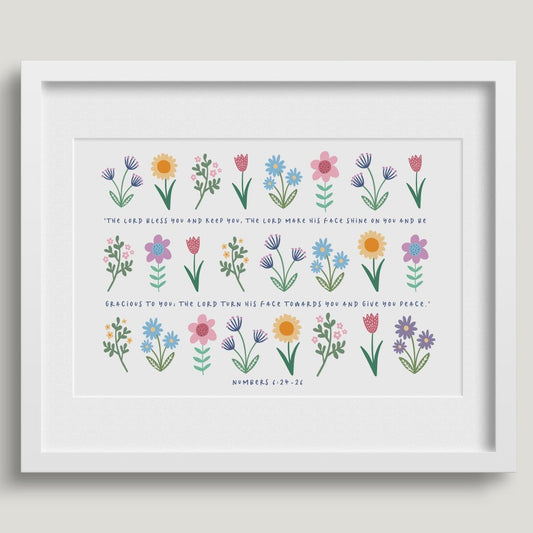 The Lord Bless You (Spring Version) - A4 Print - Re-vived