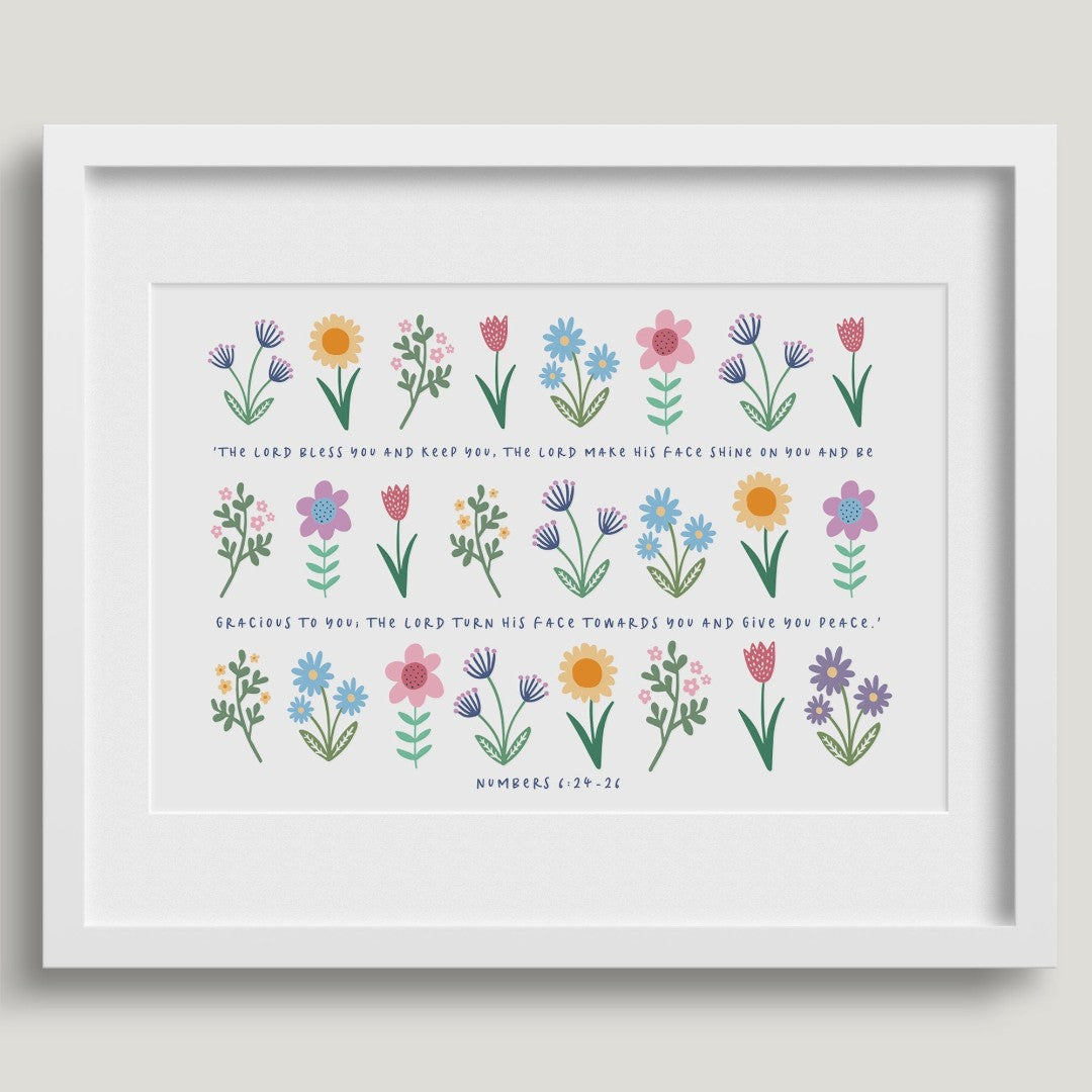 The Lord Bless You (Spring Version) - A3 Print - Re-vived