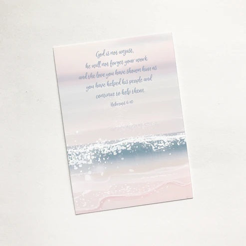 He Will Not Forget Mini Sharing Card - Re-vived