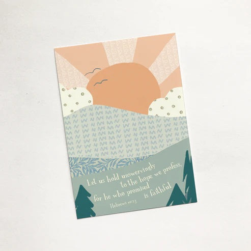 He Is Faithful Mini Sharing Card - Re-vived