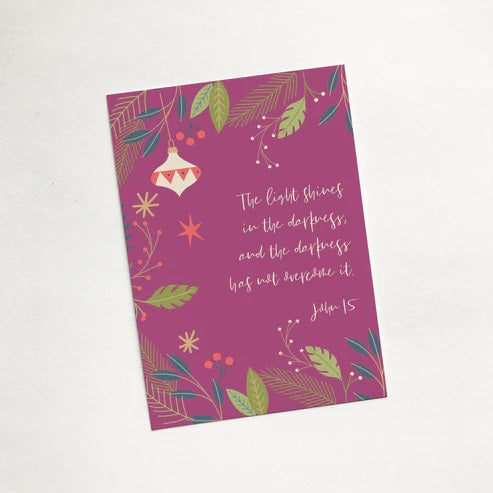 The Light Shines Mini Sharing Card - Re-vived