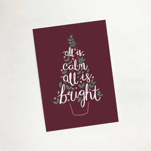 All Is Calm - Christmas Mini Cards - Re-vived