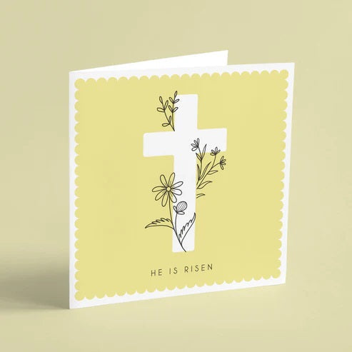 He Is Risen Easter Card & Envelope - Re-vived