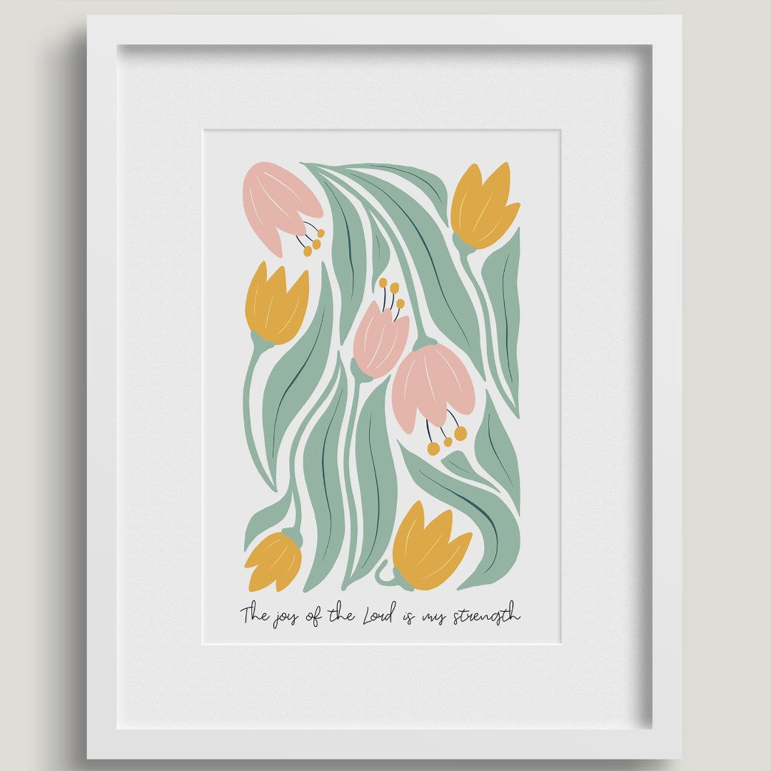 The Joy Of The Lord - A4 Print - Re-vived
