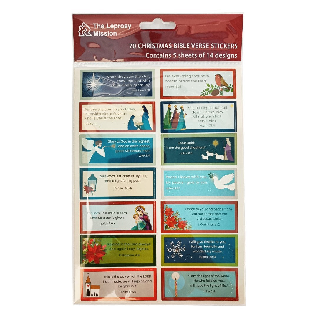 Christmas Bible Verse Stickers