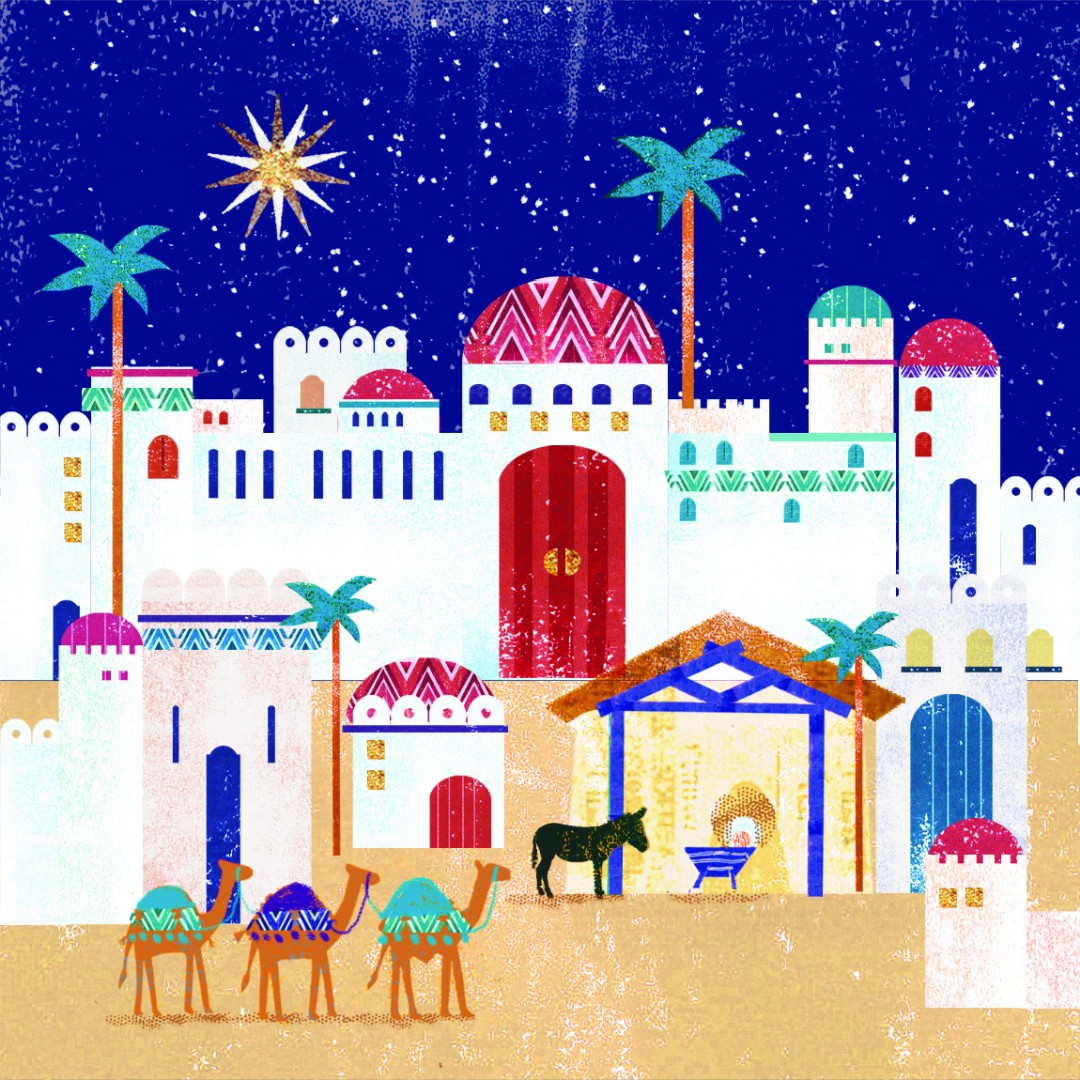 Tearfund - Away In A Manger (Pack Of 10) - Re-vived