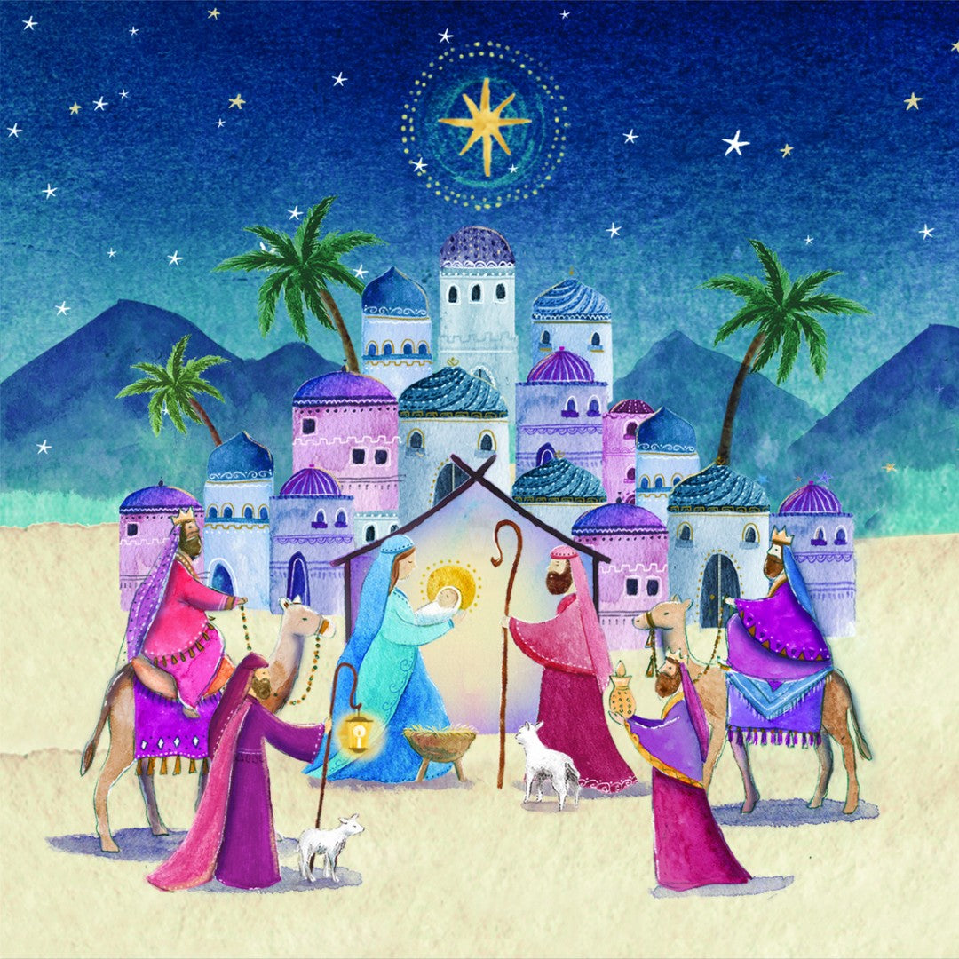 Tearfund - Manger Scene (Pack Of 10) - Re-vived