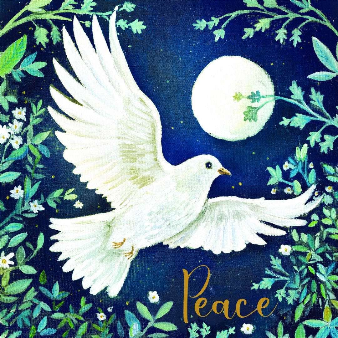 Tearfund - Moonlit Dove (Pack Of 10) - Re-vived