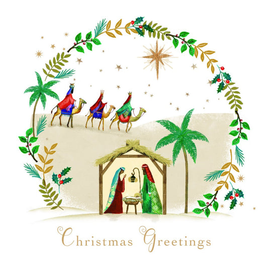 Tearfund - Nativity Wreath (Pack Of 10) - Re-vived