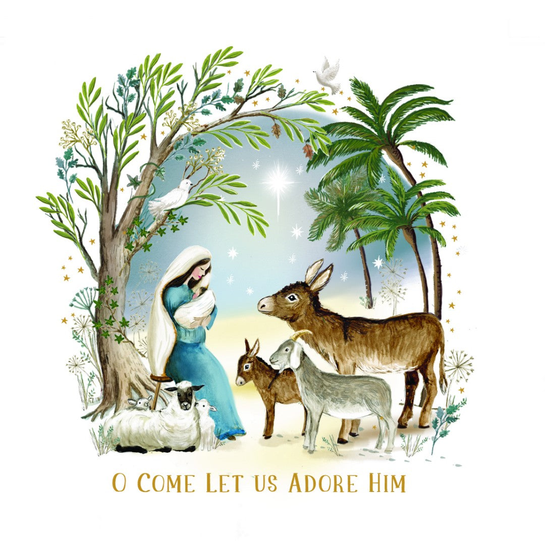 Tearfund - O Come Let Us Adore Him (Pack Of 10) - Re-vived